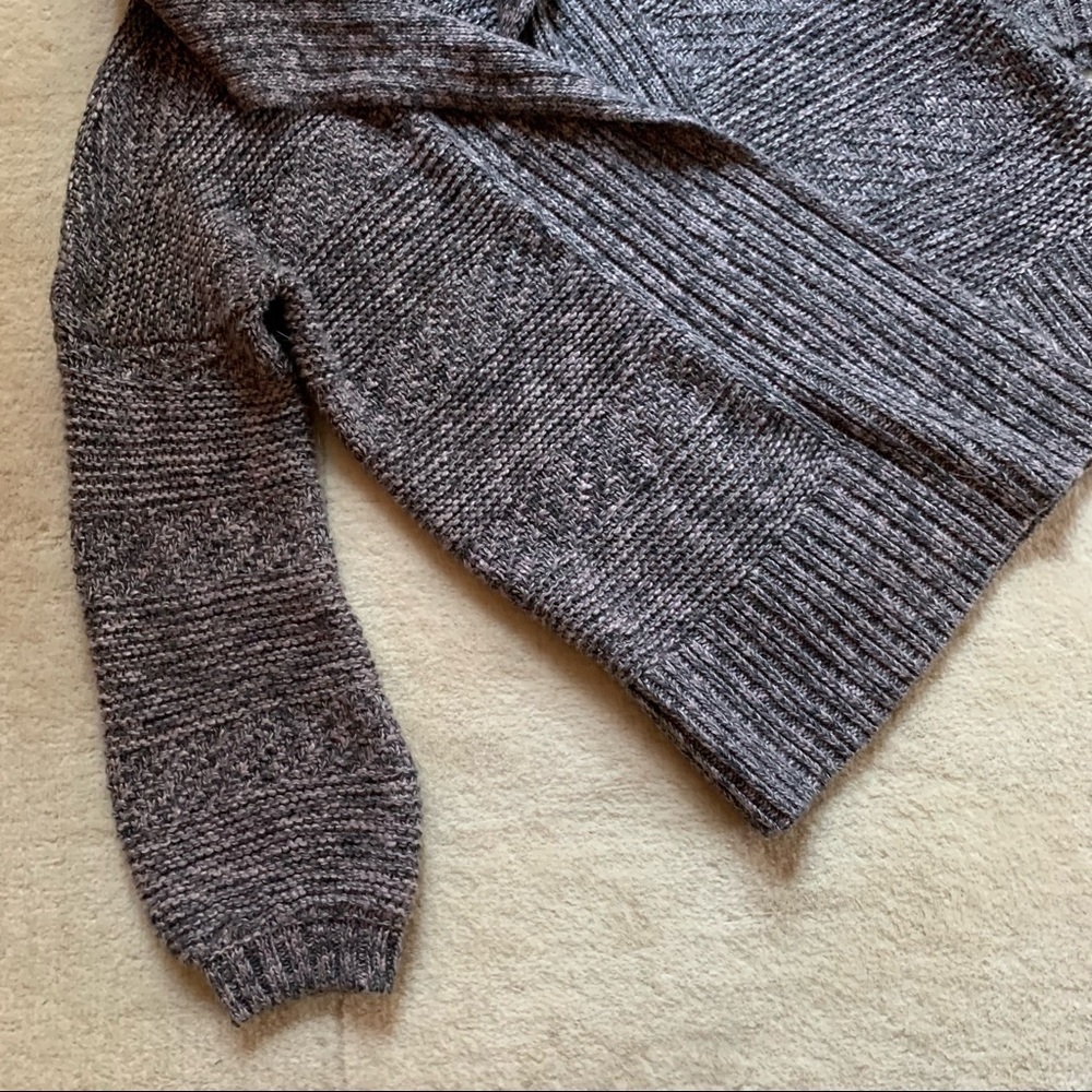 Prana Sukie Chunky Knit Snap Oversized Cardigan Coat Jacket View 3
